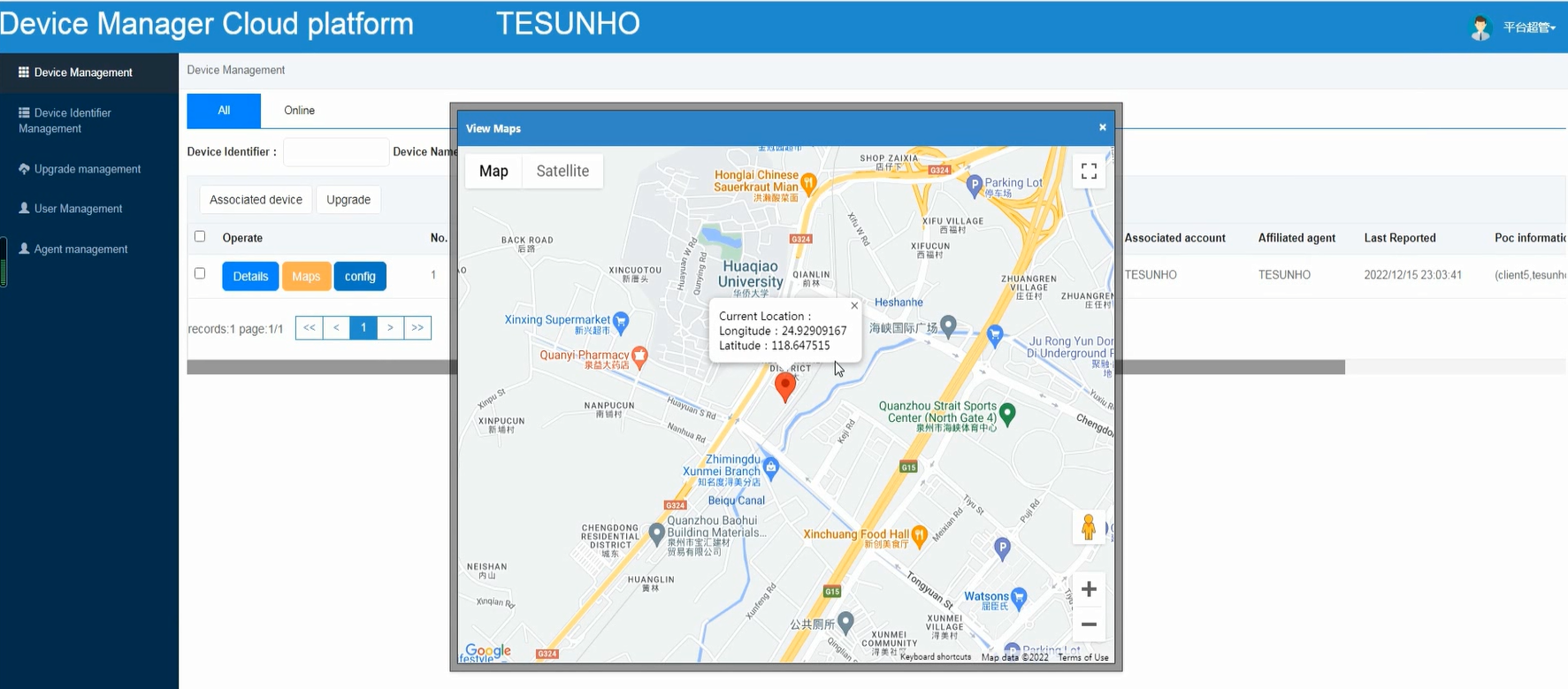 Tesunho Device Manager Cloud Platform